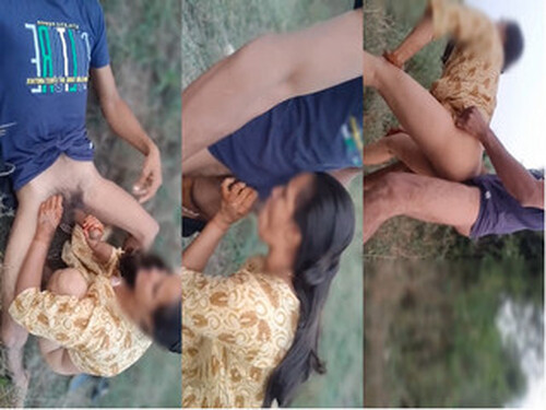 Horny Indian Vlg Wife Blowjob and OutDoor Fucking