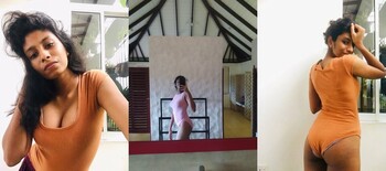 Sexiest Lankan Hot Girlfriend Mirror Nudes, Teasing and Showing Her Perfect Body