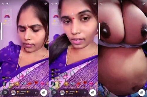 Sweety Telugu MILF Juicy Boobage Tango Live 121 With Face