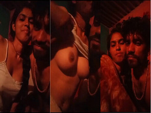 Indian Vlg Cpl Boobs Sucking and Blowjob part 2
