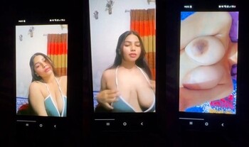 Cute Indian Girl Shows Boobs