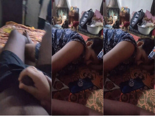 Indian Sleeping Wife give handjob