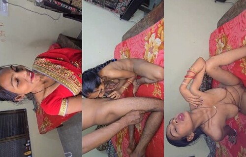 Sexy Indian Slim Wife Blowjob and Ridding Hubby Dick part 1