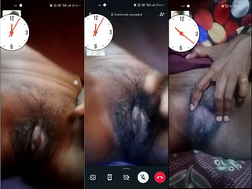 Tamil Wife Shows Her Boobs and Pussy On VC