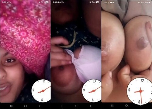 Indian Girl Shows her Boobs On VC