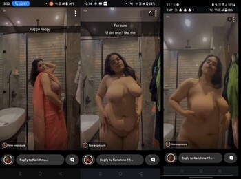 Sexy Indian BBW Mal Bathing
