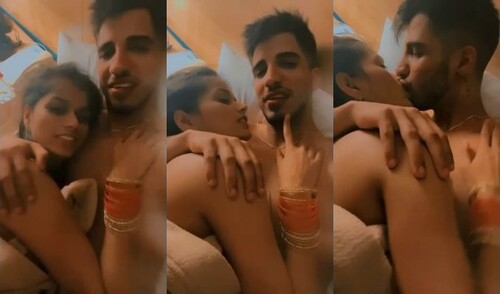 Indian Lover Romance and Kissing