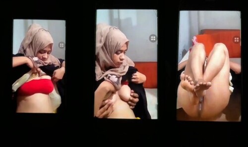 Indian Hijabi Girl Boobs Pressing and Ready For Sex