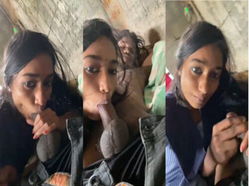 Cute Indian Mallu Girl Sucking Dick