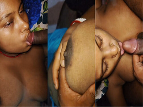 Indian Wife Boobs pressing and Blowjob (Updates)