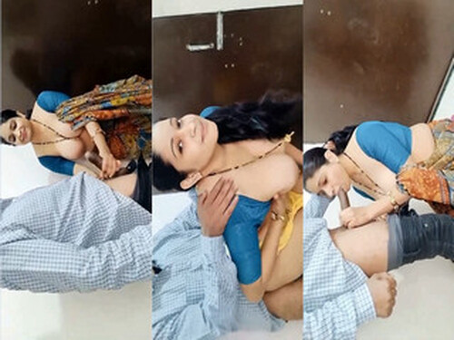 Sexy Indian Wife Blowjob and Fucking