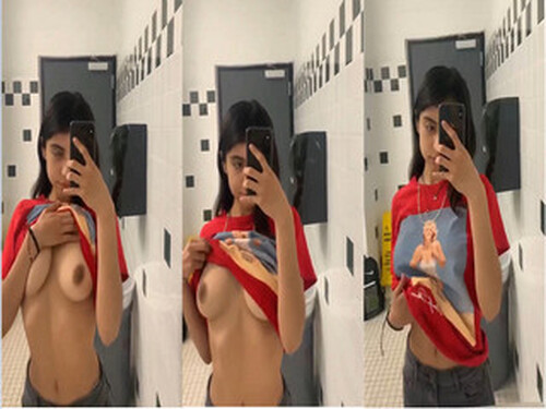 Cute Indian Girl Shows Her Boobs