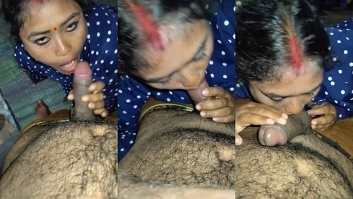 Horny Indian Bhabhi Sucking Hubby Dick