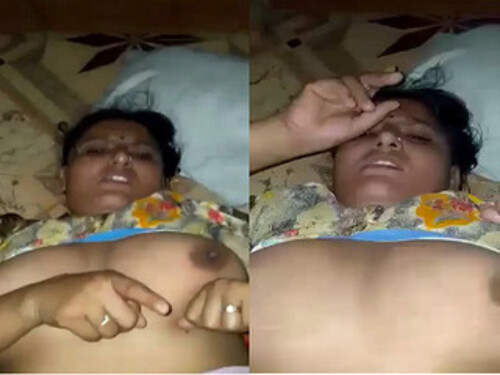 Indian Wife Boobs pressing and Fucking