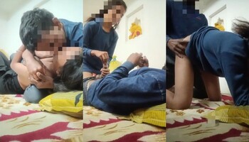 Sexy Indian Girl Blowjob and Fucking in Doggy Style