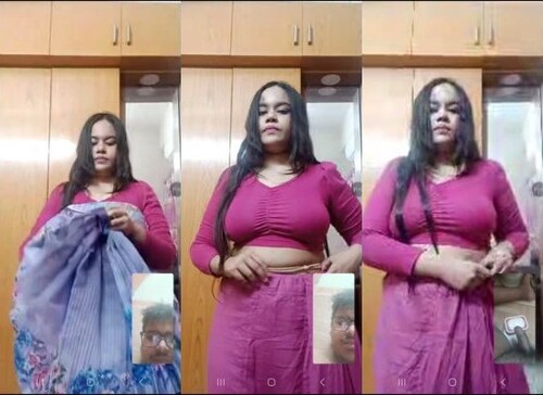 Sexy Indian Bhabhi Striping Saree and Shows Nude Body For Lover Part 2