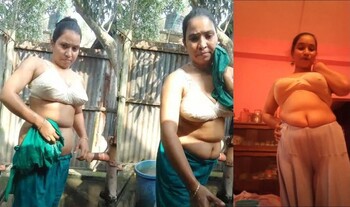 Indian Vlg Bhabhi Bathing