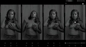Cute Indian Girl Play With Her Boobs