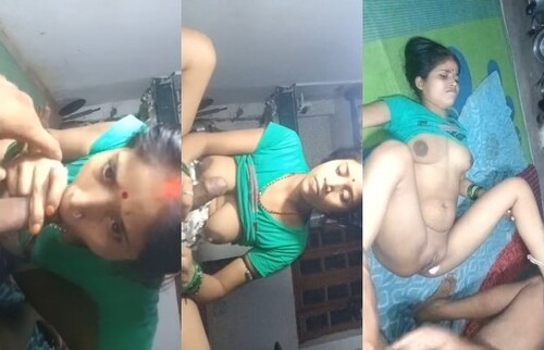 Horny Indian Wife Blowjob and Fucking