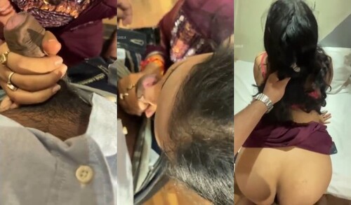 Sexy Indian Wife Blowjob and Fucking In Doggy Style