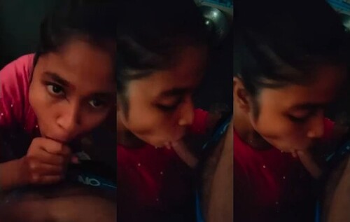 Cute Indian Girl Sucking Dick