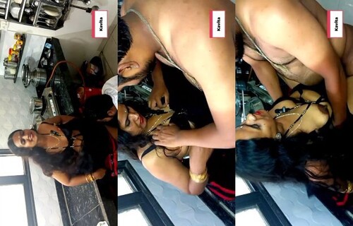 Kavita Bhabhi Boobs Sucking and Fucking In kitchen