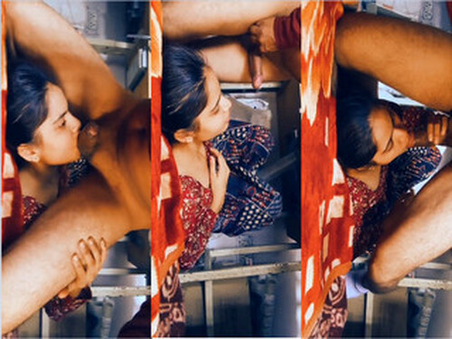 Sexy Indian Girl Sucking Lover Dick