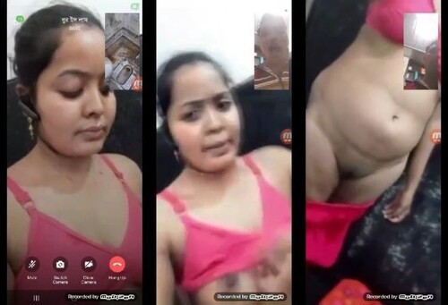 Indian Girl Shows Her Nude Body On VC