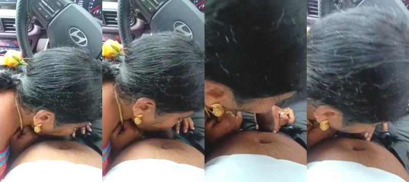 Desi Wife Sucking Hubby Dick In Car