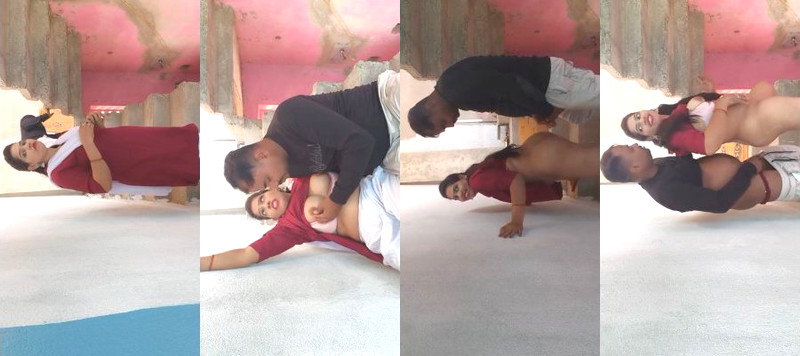 Horny Shona Bhabhi Romance and Standing Fucking