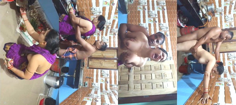 Horny Shona Bhabhi Romance and Fucking In Kitchen