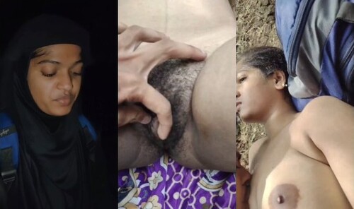 Hijabi Indian Girl Boobs Sucking and Fucking In Jungle