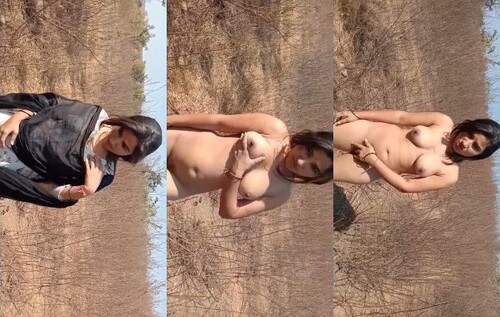 Sexy Indian Mal Striping and Fingering OutDoor
