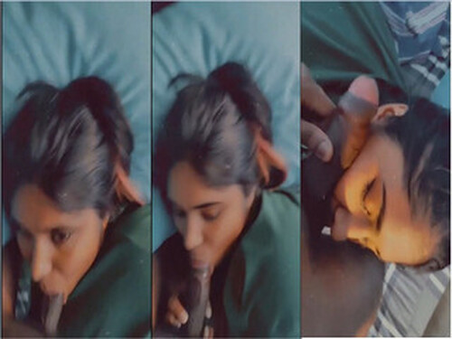 Cute Indian Girl Sucking Lover Dick