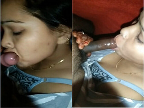 Hot Indian Wife Blowjob