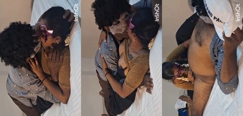 Indian Tamil Cpl Kissing and Blowjob