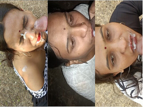 Sexy Kavita Bhabhi Blowjob and Take Cum On Her Face