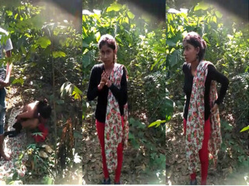 Cute Indian Girl OutDoor Fucking With Lover Caught