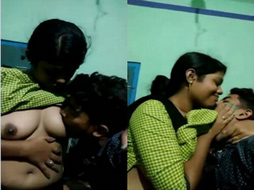 Cute Indian Girl Boobs Sucking By Lover
