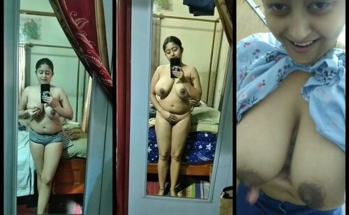 Sexy Indian Mall Record her Nude Selfie For Lover