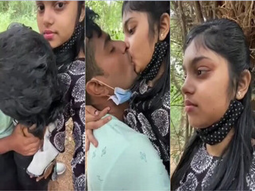 Cute Indian Lover Out Door Romance and Boobs Sucking