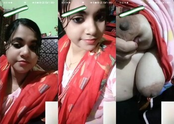 Cute Indian Girl Show’s Her Big Boobs