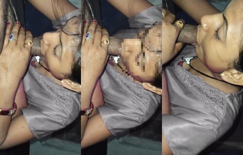 Sexy Indian Wife Sucking Dick