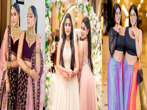 Sl Most Famous Beautiful Insta, Tiktok Influencers & Dancers Twins Anu & Kanu Sexy Full Nude Show Homemade