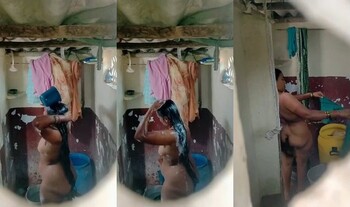 Sexy Indian Bhabhi Bathing Capture