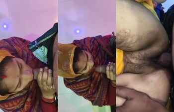 Sexy Indian Wife Blowjob and Hard Fucking Part 2