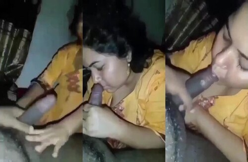 Shy Indian Wife Blowjob