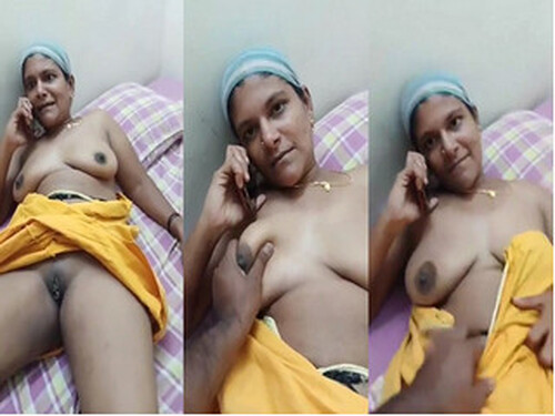 Indian Wife Boobs pressing and Fingering