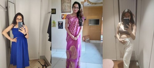 Beautiful Sexy Slim Indian Wife Taking Cum On Boobs
