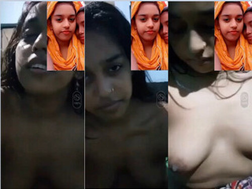 Cute Indian Girl Shows On VC